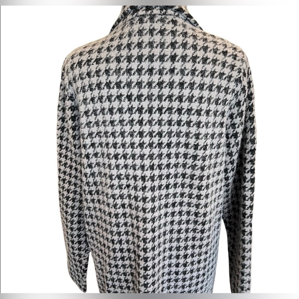 Max Studio Houndstooth Pattern Duster 🩶🖤🤍 - Picture 11 of 14